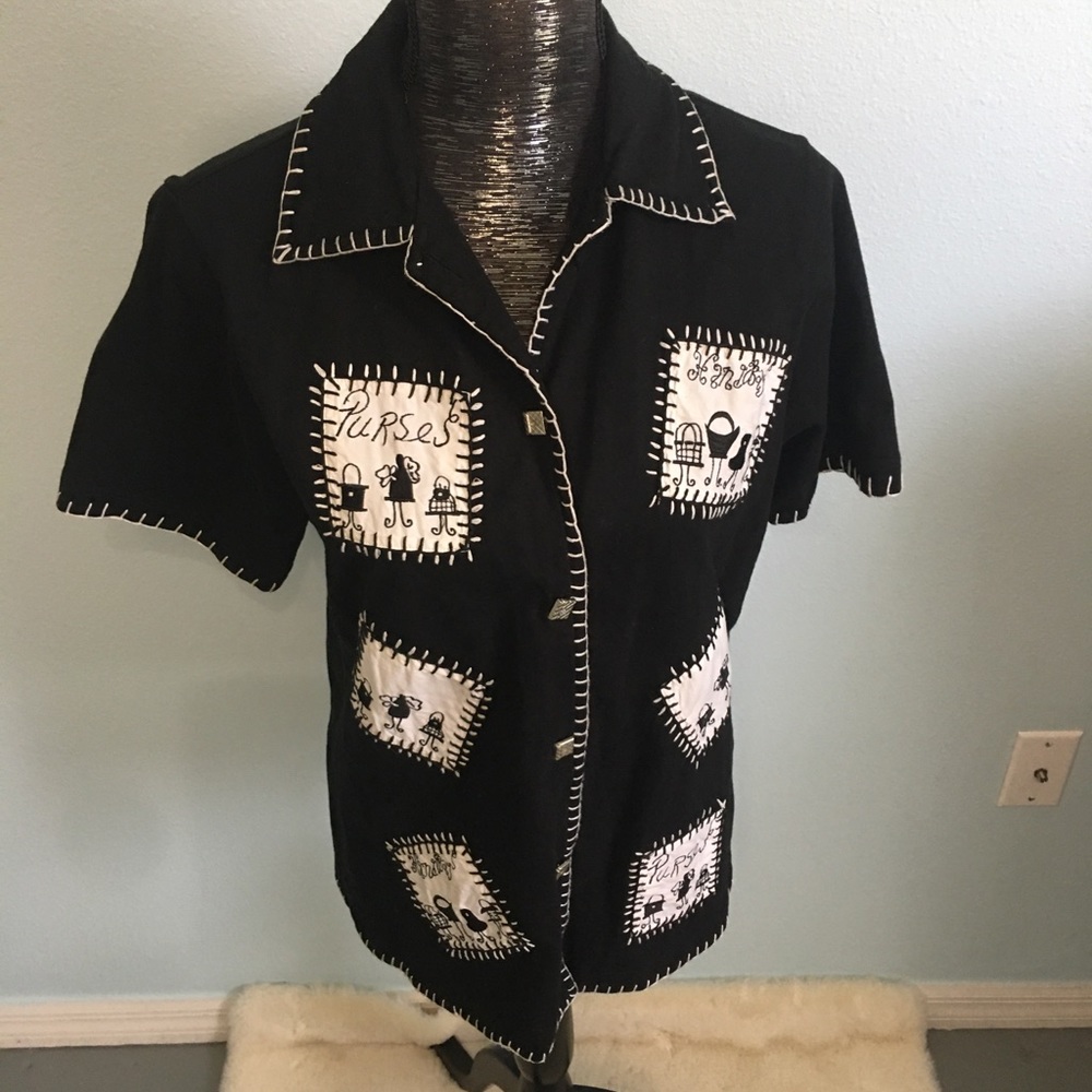 Country Wear Casuals Button down purses print